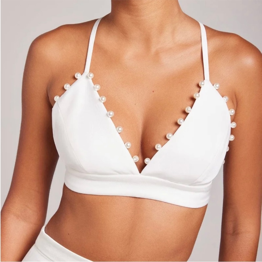 Charolette White Bra Top